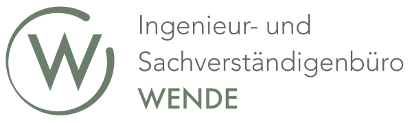 Logo Ingenieur- und Sach- verständigenbüro WENDE Logo Ingenieur- und Sach- verständigenbüro WENDE